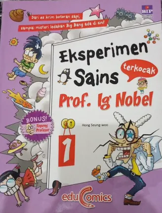 Cover Eksperimen sains terkocak Nobel 1